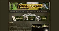 Desktop Screenshot of airsoftwars.cz