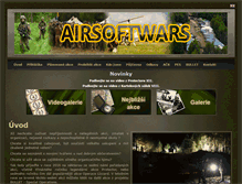 Tablet Screenshot of airsoftwars.cz
